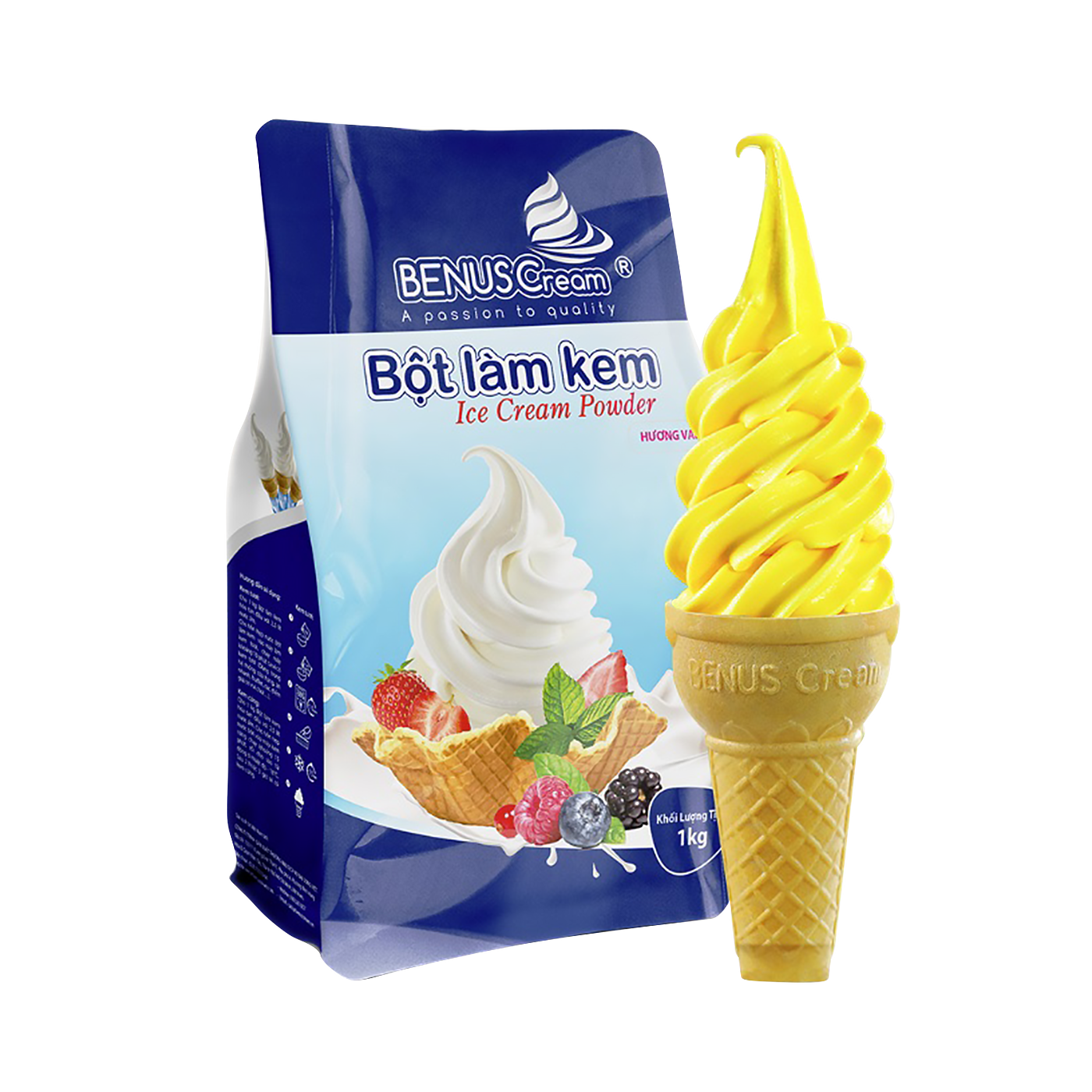 Bột làm kem Táo